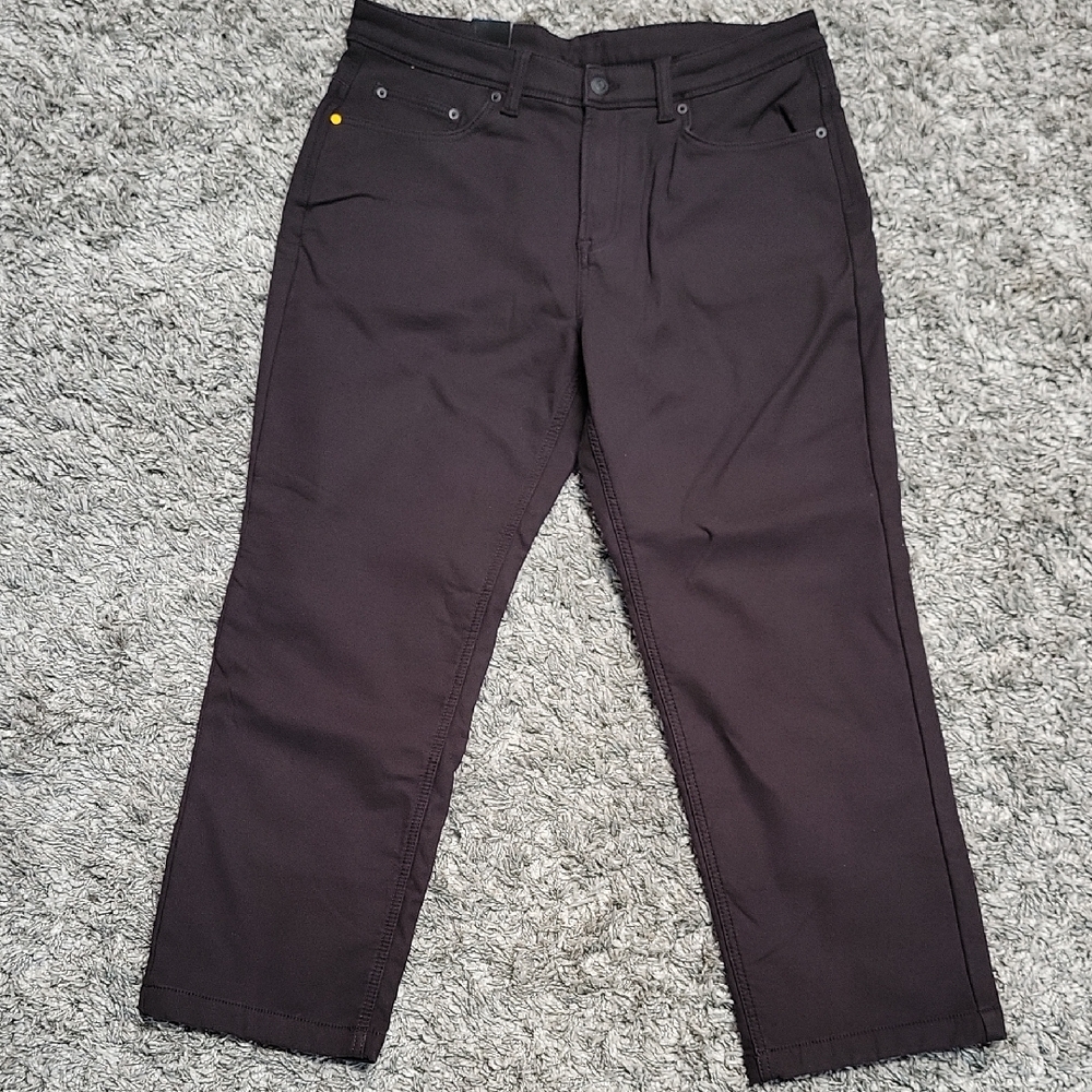 Black Straight-Leg Pants